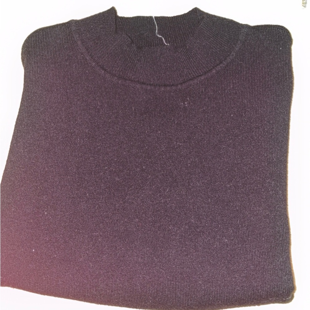 Elegant Black Knit Sweater